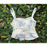 Princess Polly  Modern Girl Top White Blue Corset Top Size 8 NWT Photo 6