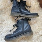 Dr. Martens Doc Air Wair Black 1460 W Nappa Leather Lace-Up Boots EU 36 Photo 4