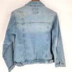 Highway Jeans Light Blue Distressed Denim Jacket Women's Size Medium Photo 2