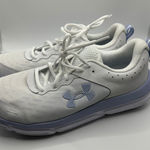 Under Armour Charged Assert 10 Women's White Light purple Athletic Shoes Size 12 Photo 0