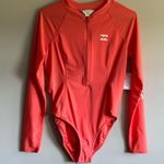Billabong Women's Coral Long Sleeve One Piece Surf Swimsuit Size Large Photo 1