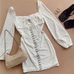 Princess Polly Don’t Be Salty Cream Long Sleeve Leopard Print Dress Size 4 Photo 15