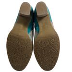 L’ARTISTE GAVIVA TURQUOISE LEATHER ANKLE BOOT Blue Size 7 Photo 10