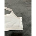 Cacique  Simply Wire Free T-shirt Bra, cream with gold stripes and lace, 42DD Photo 8