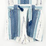 Saylor  Boho‎ Coastal Mazzy Tassel Woven Embroidered Sleeveless Romper Size S Photo 4