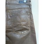 AG Adriano Goldschmied AG Adriano Goldschmied The Farrah Brown Coated Skinny Ankle Jeans Size 26 Photo 2