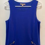 Banana Republic Blue Sleeveless Above the Knee A-Line Dress Size Small Photo 12