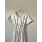 Free People  Boho Bohemian Sexy Tie Back Open Back Maxi Dress Cream Size XS Photo 5