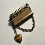 Retro Bronze Tone Mini Metal Envelope For Small Love Note Brooch Pin Photo 8
