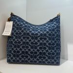 Coach NWT Laurel Large Shoulder Bag In Signature Denim CY697 Photo 2