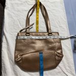 Fossil  Rose Gold Leather Shoulder and Tote Bag Photo 10