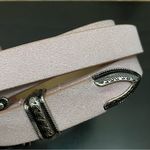 Rebecca Minkoff Blush Genuine Leather Suede Skinny Belt Size L Photo 5