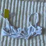 NWT ONEONE Swimwear Grace White Underwire Bikini Top Size L Photo 5