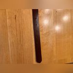 Lauren Ralph Lauren Navy Brown Reversible Leather Belt Silver Buckle classic Black Photo 10