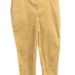 Talbots Perfect Crop Size 14 Butter Yellow Pants Travel Coastal Minimalist Photo 0