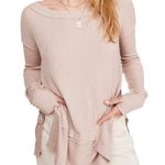 Free People - We The Free - North Shore Pink Thermal in size Extra Small. NWOT Photo 0