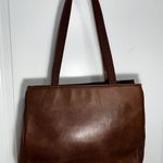 Salvatore Ferragamo Brown Leather Shoulder Bag with Gold Accent Photo 1