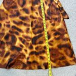 Tahari ASL Tortoise Shell Printed Midi Dress 10 Brown Photo 7