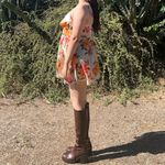 Victoria's Secret Floral Mini slip Dress - Orange, Pink, Cream Photo 2