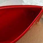 Kate Spade : Red Heart-Print Brushtone Pencil holder/Makeup holder- Gold Tone Photo 9