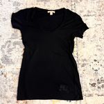 Burberry  BRIT Black Short Sleeve T-shirt Embroidered Logo Size‎ XS Photo 1