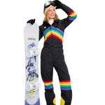 Tipsy Elves  Women’s Midnight Shredder Insulated Snow Suit Size XS NWT Apres Ski Photo 1