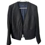 Elie Tahari black Metallic tuxedo blazer size 14 Photo 0