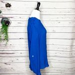 Zac and Rachel Blue Lightweight Button Up Shirt Size Large Photo 8