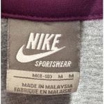 Nike  Women M Jacket Athletic‎ Purple Pink Full Zip Fitted Athletic Wear Pockets Photo 4