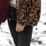 Zaful Fuzzy Cheetah Jacket Photo 0