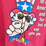 Hallmark Vintage  Maxine T-Shirt Large – Patriotic Graphic Front & Back Photo 1