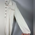 Free People Beach Calico One-Piece Button Front Jumpsuit Sz M Photo 6