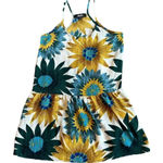 Lulus Floral Print Shift Dress Spaghetti Strap Sunflower Bold Size Small Women's Photo 0