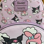 Lounge Fly NWT Sanrio Kuromi and My Melody mini Backpack purple purse bag Photo 5