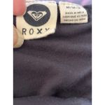 Roxy Womens Strapless Dress Multicolor Chevron Gray Bodice M Teal Orange Black Photo 5