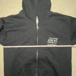 Gildan Black Zip-Up Hoodie with Lokal Coconut Grove (Miami) Size Small Photo 5