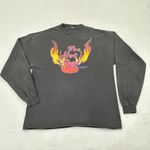 Vintage Y2K The Hot Spot Bar Big Bear Lake Faded Black Long sleeve Shirt size L Size L Photo 1