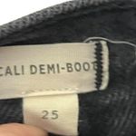 Madewell Womens Cali Demi Boot Jeans in Starkey Wash Cropped Black Size 25 Photo 11