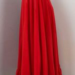 Mac Duggal Short Cape Sleeve Cocktail Ruffled Chiffon Dress Dress Size 6 55407 Photo 4