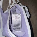 Wilo The Label Lavender & White Strappy Sports Bra Photo 3