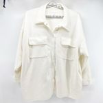 STYLUS cream shacket oversized warm cozy fall minimalist neutral casual size 2X Photo 0