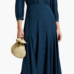 Veronica Beard  Silk Roksanda Gathered Dress Photo 0