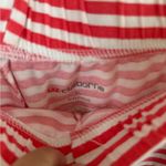 Liz Claiborne  Red and White Striped Sleepwear pajama set size XL Photo 6