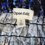 Open Edit Velour Strapless Jumpsuit S NWT Photo 6