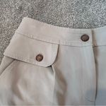 St. John  Women's Beige Khaki Bermuda Shorts Size 2 Photo 3