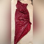 Oh Polly Burgundy Cut-Out Dress Size 6 Photo 2