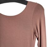 Naked Wardrobe NW Open Back Midi Dress Bodycon Long Sleeve COCO Small NW-D0317 Photo 8