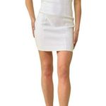 Blue Blush  Gift Me Strapless Bodycon Mini Dress Ivory Size Small NWT Photo 3