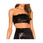 NBD  Maeve Top in Black Sequins Photo 6