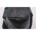 Fossil  1954 Black Pebbled Leather Shoulder Organizer Handbag Purse #75082 Photo 6